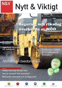 Förstasida för Nytt & Viktigt nr 2 2016