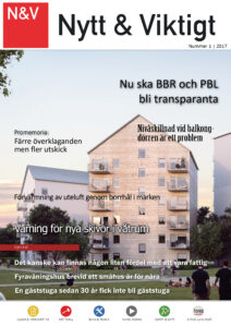 Förstasida för Nytt & Viktigt nr 1 2017