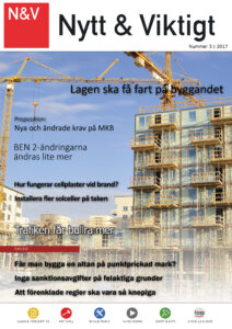 Förstasida för Nytt & Viktigt nr 3 2017