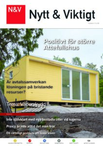 Förstasida för Nytt & Viktigt nr 3 2018