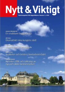 Förstasida för Nytt & Viktigt nr 5 2018