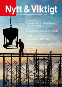 Förstasida för Nytt & Viktigt nr 1 2019