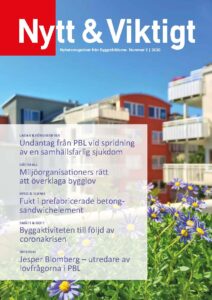 Förstasida för Nytt & Viktigt nr 2 2020