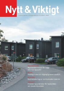Förstasida för Nytt & Viktigt nr 5 2020